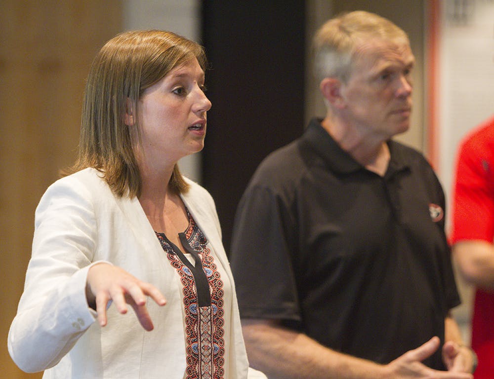 Julianne Schmidt and Ron Courson. Photo by Peter Frey