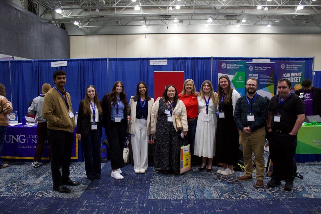 Noyce scholars at a GSTA Conference.