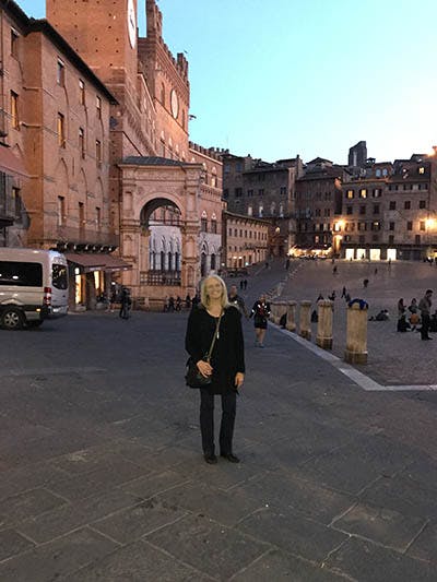 Laura Bierema in Italy
