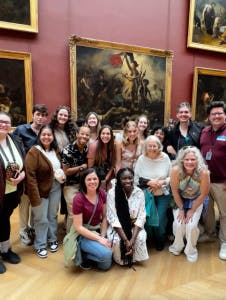 ASL students in Paris, France.