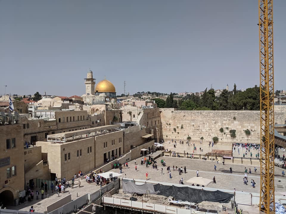 Looking out over the old city